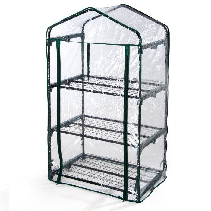 Serra per piante a tre ripiani