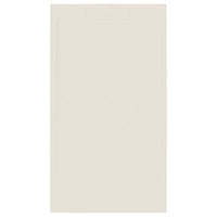 Piatto doccia in pietra SOLIDSTONE alto 2,8 cm con bordo - Beige - Misura: 90x90 x 2,8h