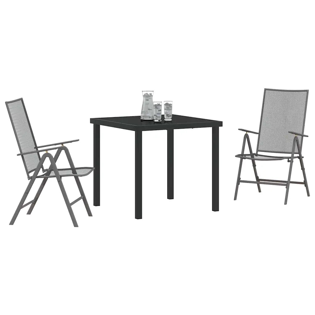 Set da Pranzo per Giardino 3 pcs Antracite 3379289