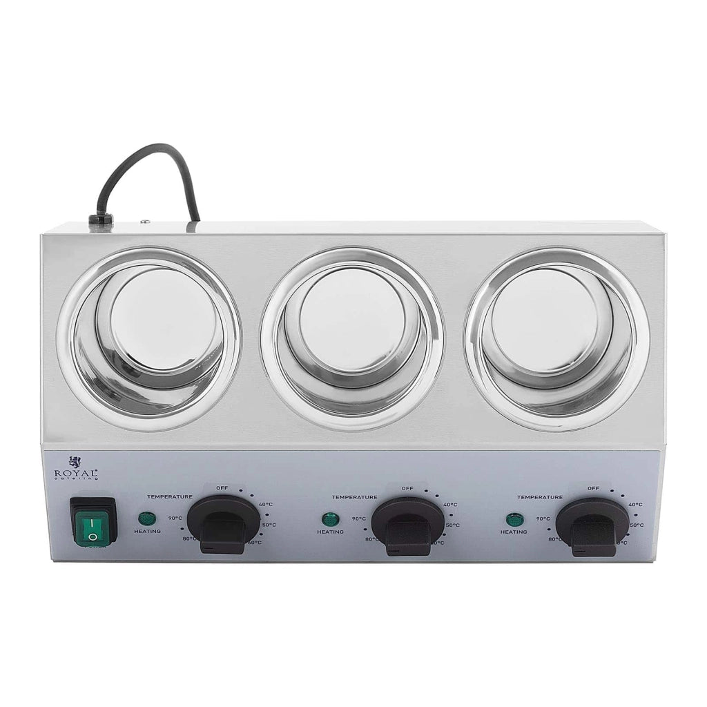 Scaldasalse per 3 bottiglie da 1 litro pannello di controllo superiore acciaio inox 14_0004261