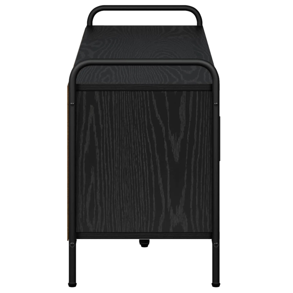 Mobile TV 133 x 33 x 50 cm Rovere Nero Legno ingegnerizzato 8013716