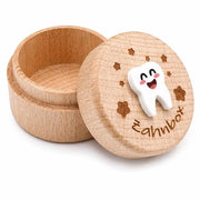 Scatola per i denti da latte, scatola dei denti da latte per bambini, scatola dei denti da latte con disegno 3D, scatola dei denti da latte, regalo creativo per il battesimo e il compleanno per i nuovi genitori