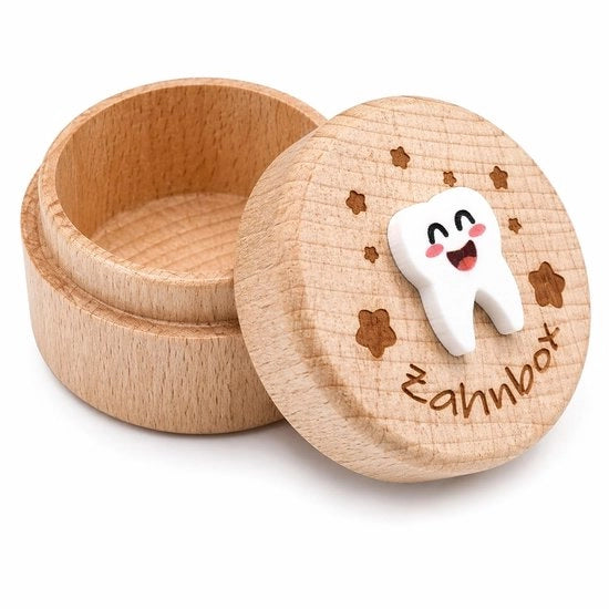 Scatola per i denti da latte, scatola dei denti da latte per bambini, scatola dei denti da latte con disegno 3D, scatola dei denti da latte, regalo creativo per il battesimo e il compleanno per i nuovi genitori