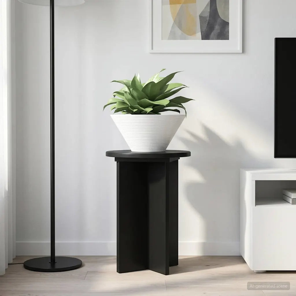 Supporto per piante | Sostegno per piante 2 pz Nero ?29,5 x 40 cm