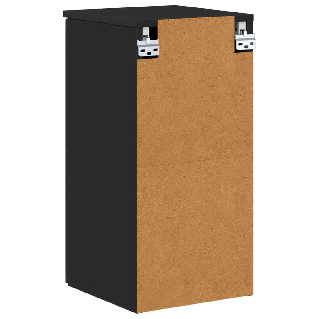 Mobile da Bagno Montaggio a parete Nero 30 x 31,5 x 61 cm 883345