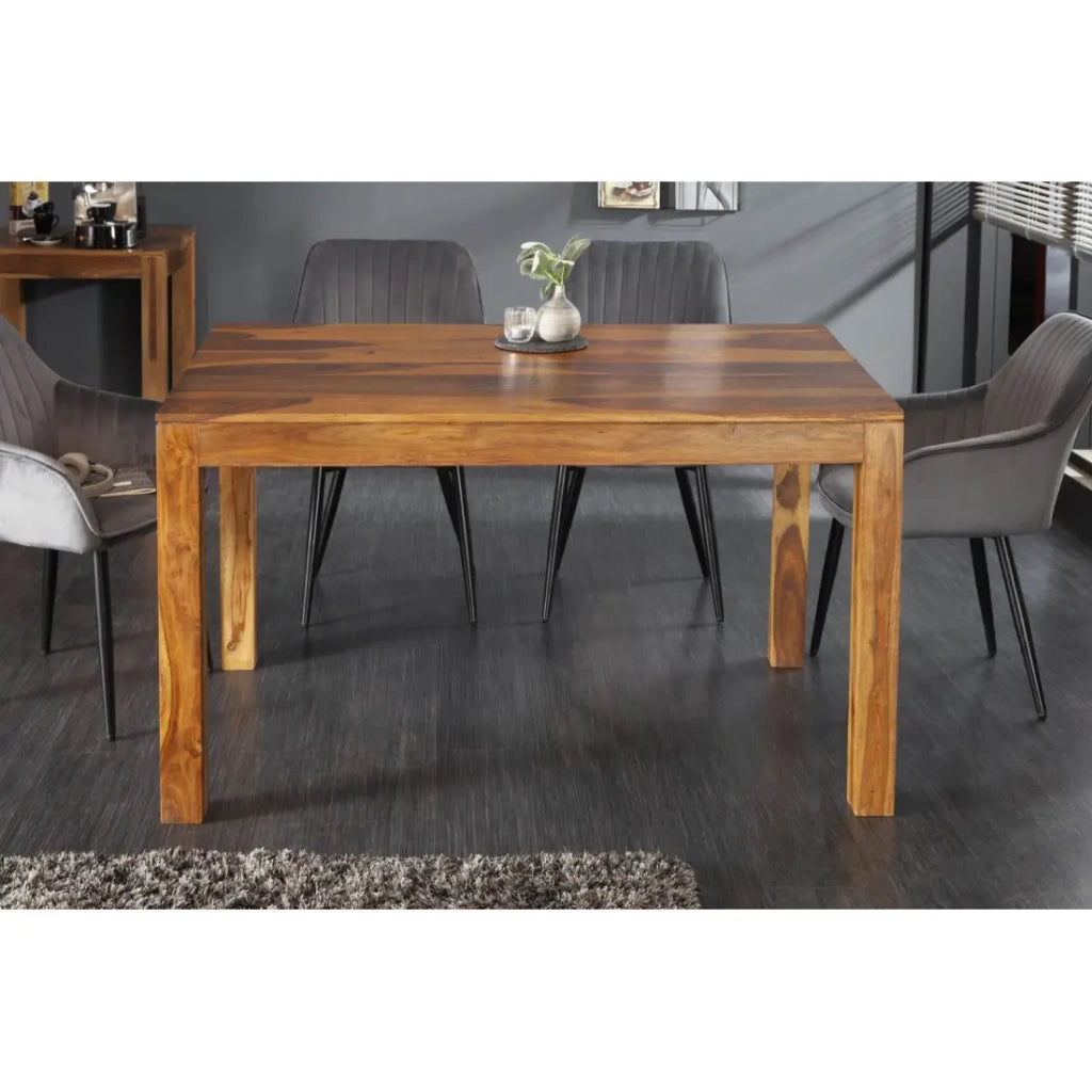 Tavolo da pranzo TAVINA – Rettangolare 120 cm – Legno massiccio – Stile rustico