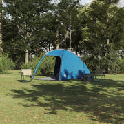 vidaXL Tenda Blu 370 x 230 x 185 cm Poliestere e fibra di vetro