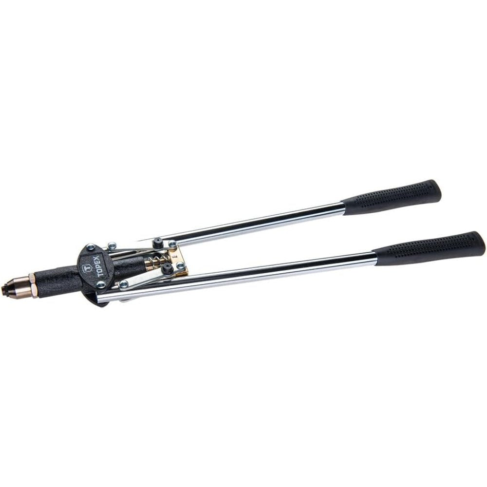 Topex 43e780 rivettatrice a brac accio lungo per rivetti in al ds