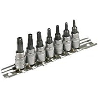 Topex 39d378 chiave torx con bus ussola socket, 7 pezzi assort ds