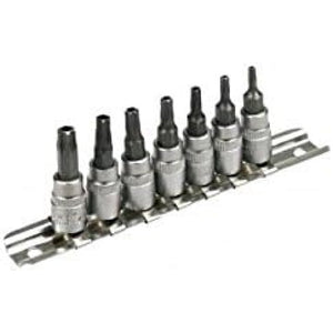 Topex 39d378 chiave torx con bus ussola socket, 7 pezzi assort ds