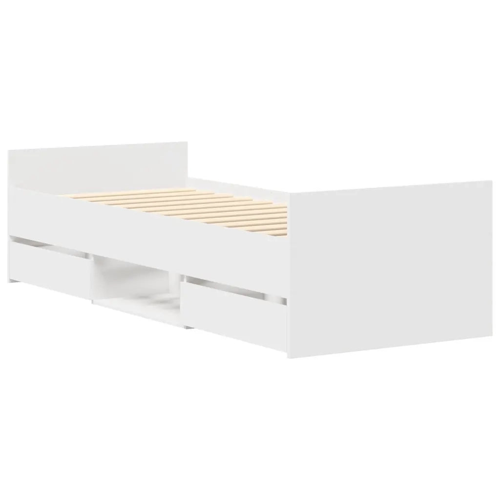 Giroletto con Testiera e Pediera Bianco 100x200 cmcod mxl 84047
