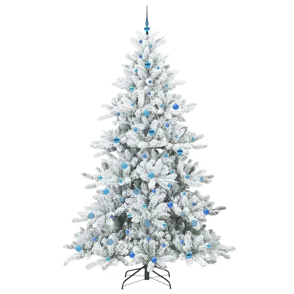 Albero di Natale Artificiale con Rami Pieghevoli Bianco 240 cm 3397751