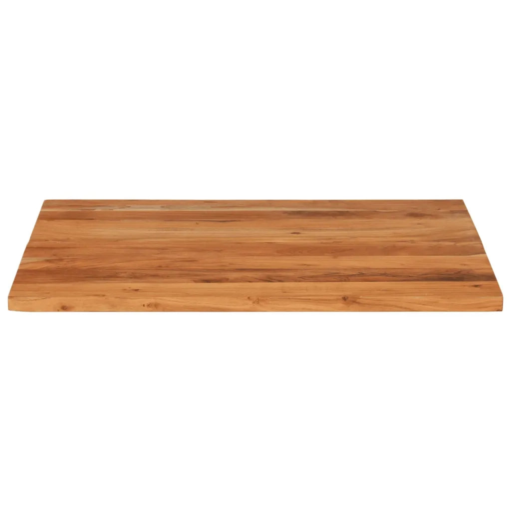 Piano Tavolo 70x70x2,5 cm Quadrato Legno Massello di Acacia