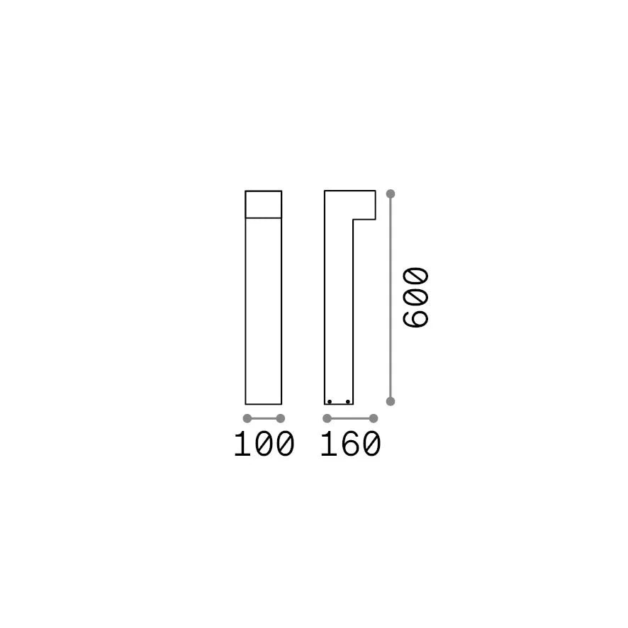 Sirio_Led_Pt1_H60_Antracite