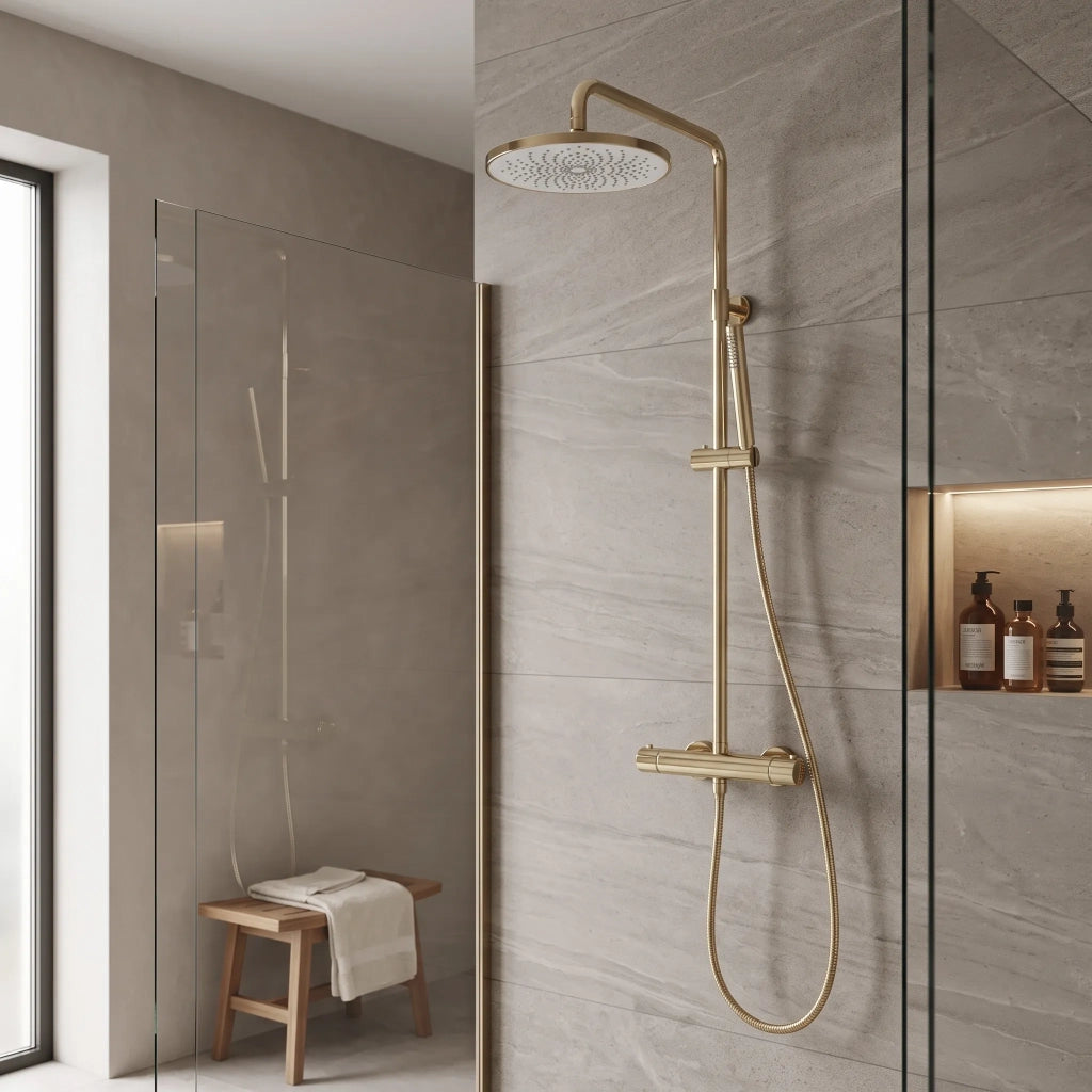 Soffione Doccia Rotondo Rea Js-021 Gold
