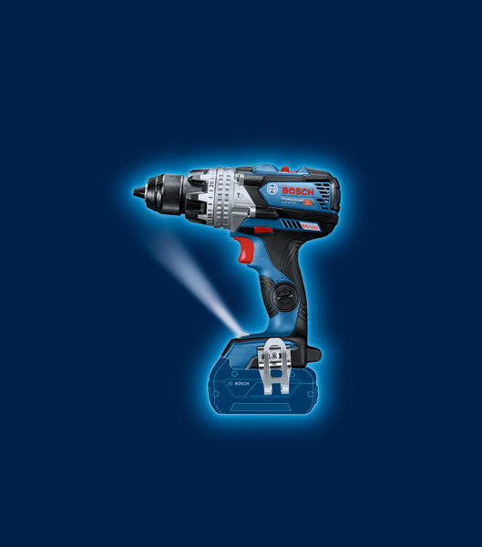 Trapano avvitatore con percussione Bosch a batteria 110nm nudo GSB 18V-110 C