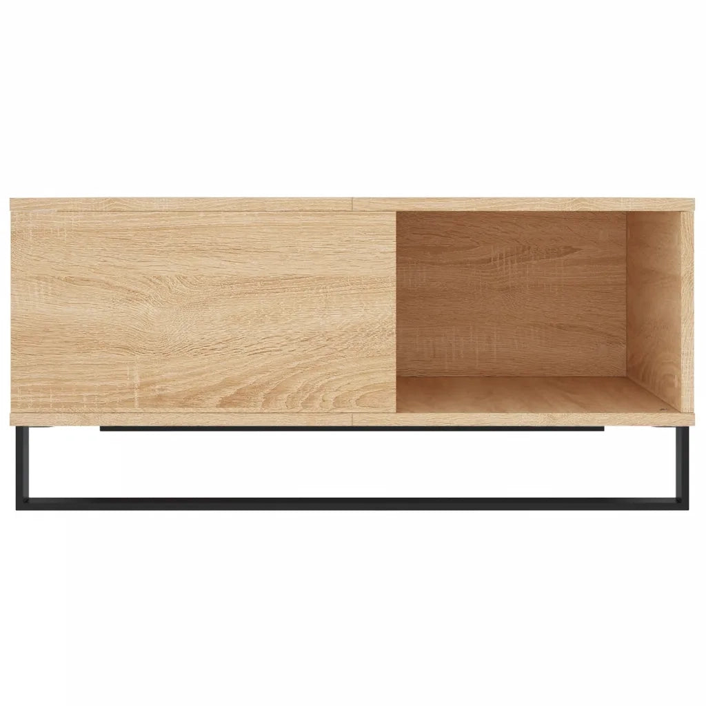 Tavolino Salotto-Tavolino da soggiorno-Tavolo Rovere Sonoma 80x80x36,5 cm Legno Multistrato 109587