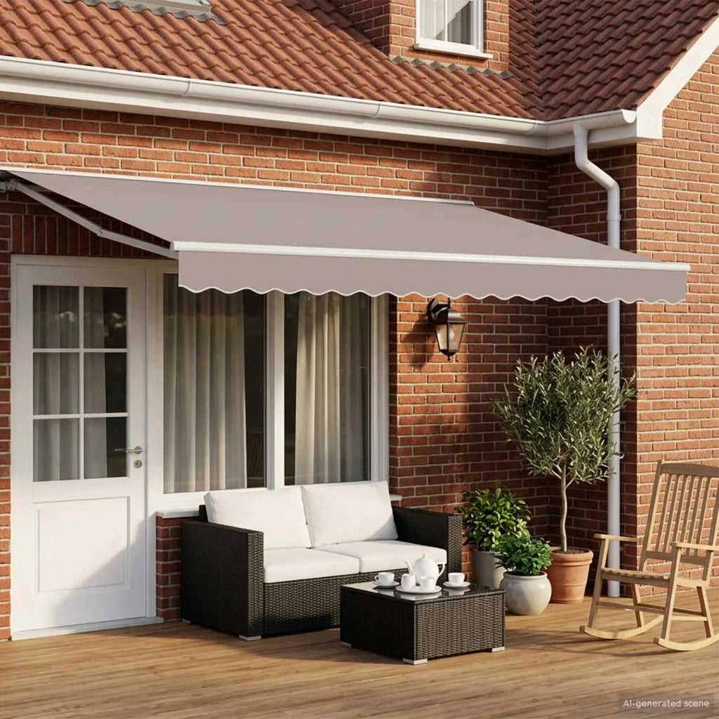 Struttura della tenda elettrica retrattile Bianco 4 × 3 m 42024820