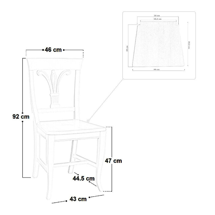 Sedia in legno MIA  laccato bianco con seduta in massello x 2