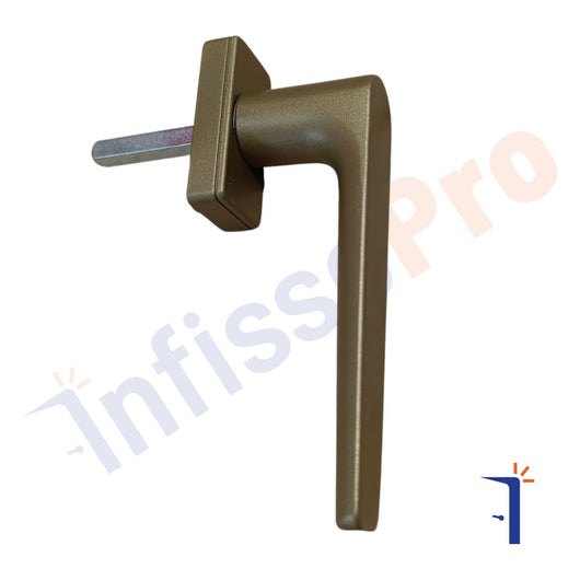 Maniglia martellina Master italy Karma A3100 per infissi scorrevoli e battenti Colore: Bronzo, Sporgenza quadro: 46 mm