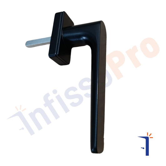 Maniglia martellina Master italy Karma A3100 per infissi scorrevoli e battenti Colore: NERO RAL 9005, Sporgenza quadro: 26 mm