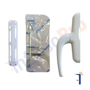 Maniglia cremonese Master Italy modello comfort A6004 per infissi a battente. Vari colori. Colore: Avorio RAL1013