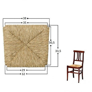 Ricambio per sedia in paglia palustre arte povera 996