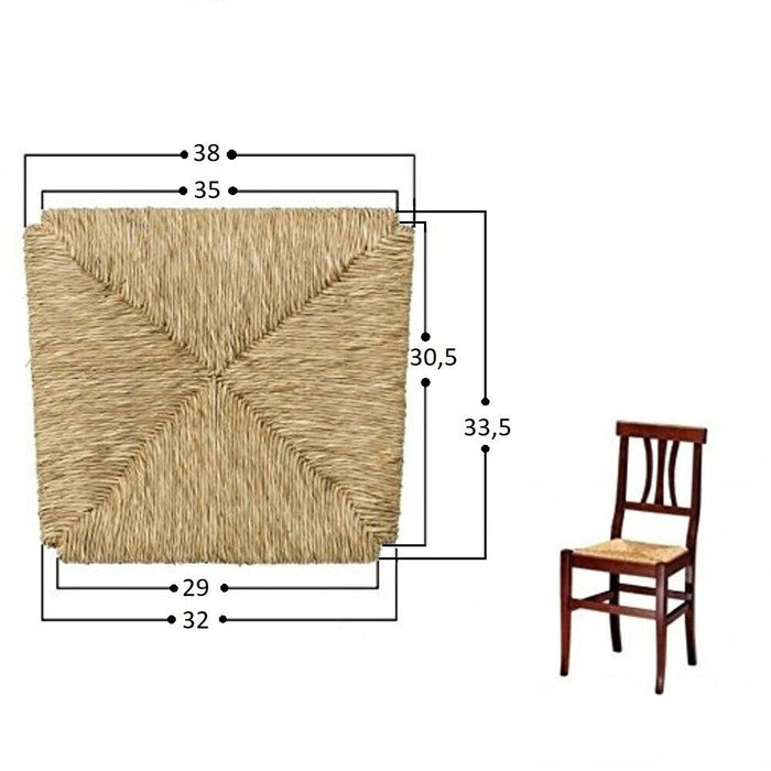 Ricambio per sedia in paglia palustre  arte povera 996