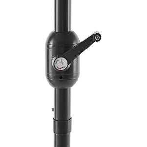 Ombrellone da giardino bianco palo centrale diametro m 3 esagonale