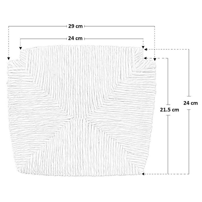 Ricambio seduta per sediolina bambini in paglia di fiume