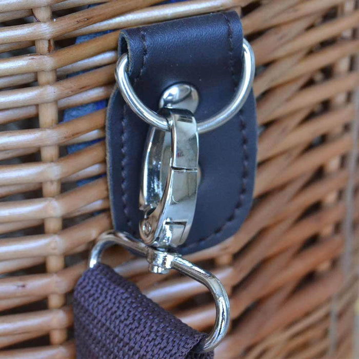 Cesto funghi grande con tracolla cm 41 x 27 x h 31 ovale