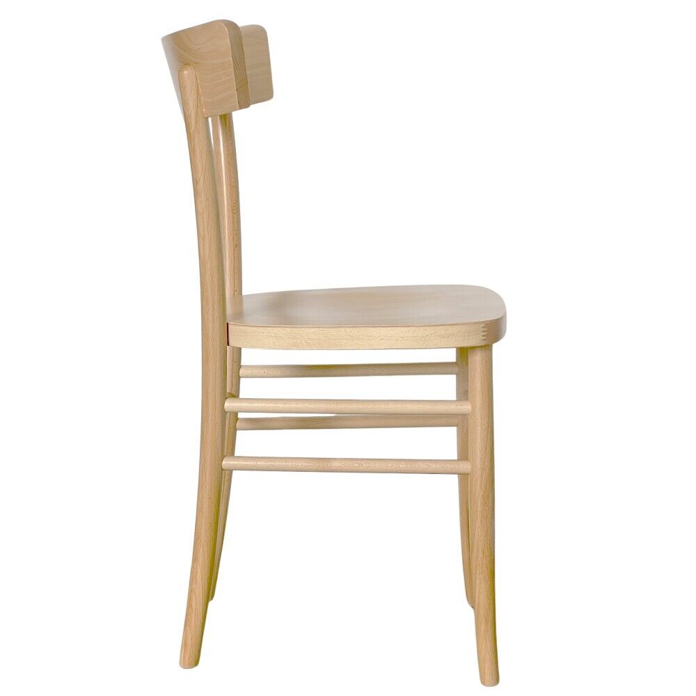 Sedia in legno naturale vintage milano