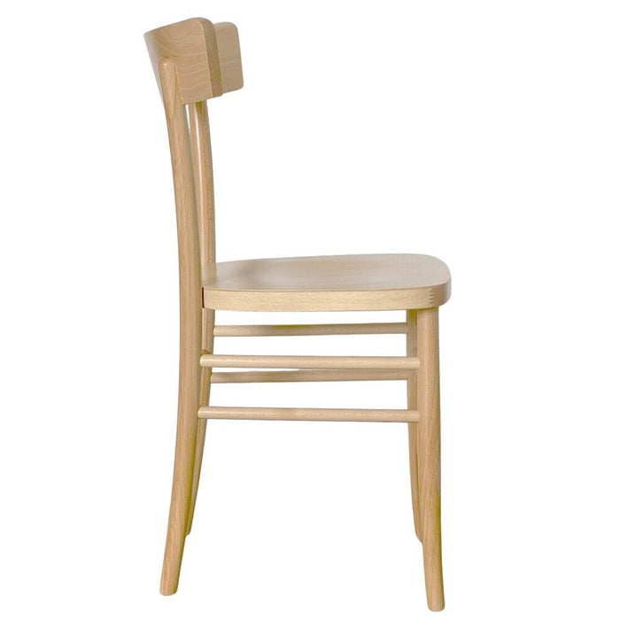 Sedia in legno naturale vintage milano