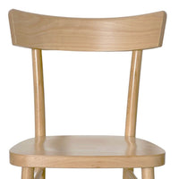 Sedia in legno naturale vintage milano