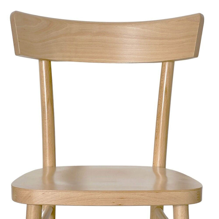 Sedia in legno naturale vintage milano