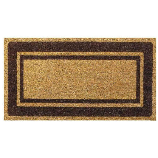 Zerbino classico rettangolare in cocco cm 40 x cm 60