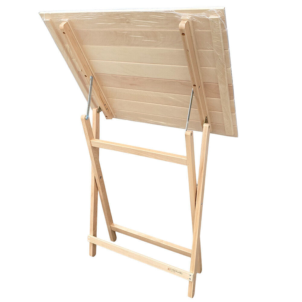 Tavolo naturale lux in legno da cm 80x60 richiudibile