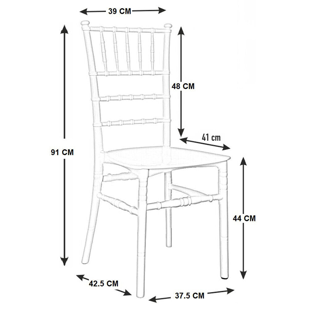 Sedia Chiavarina in plastica polipropilene giallo ottone modello rinforzato