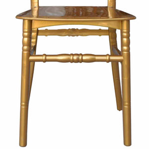 Sedia Chiavarina in plastica polipropilene giallo ottone modello rinforzato