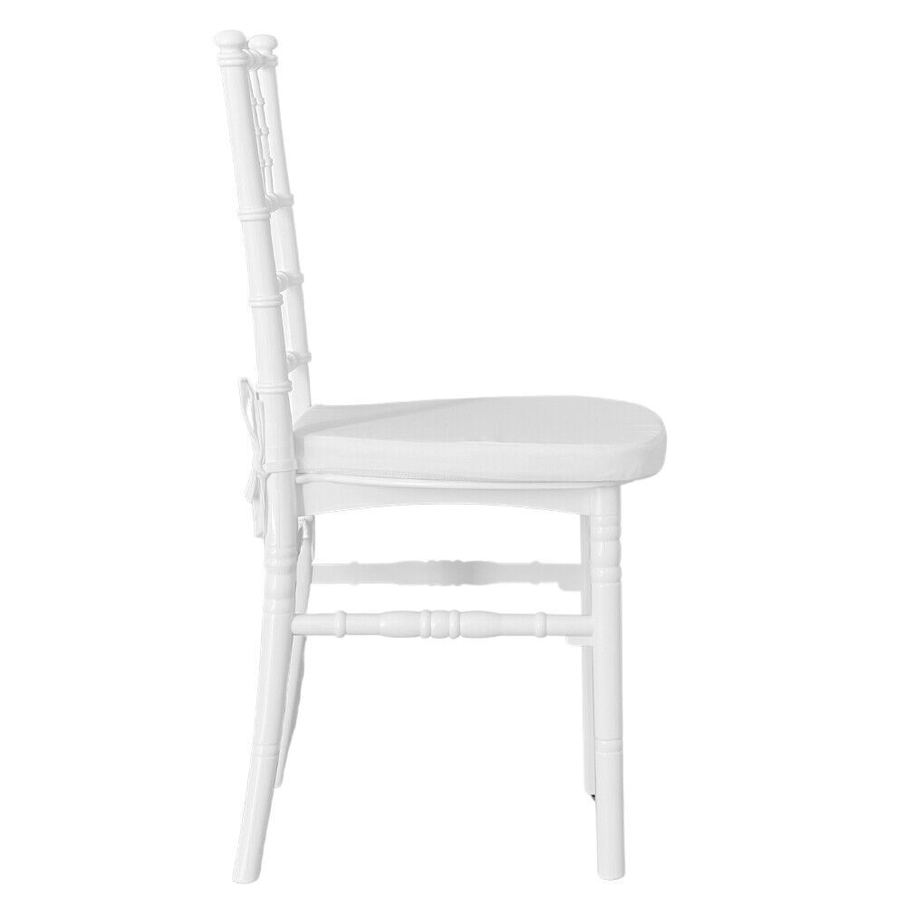 Sedia chiavarina bianca modello rinforzato con innovativo cuscino antiscivolo