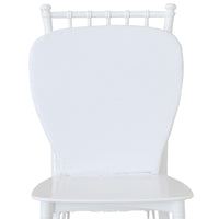 Sedia chiavarina bianca modello rinforzato con innovativo cuscino antiscivolo