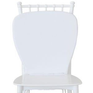 Sedia chiavarina bianca modello rinforzato con innovativo cuscino antiscivolo