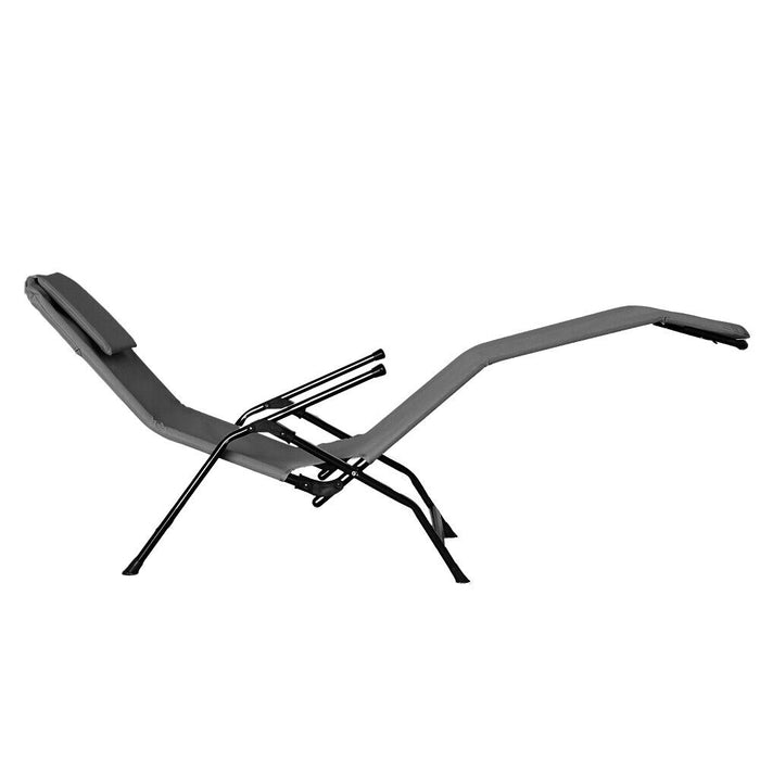 Sdraio lettino Metal Far Beachtlux acciaio oscillante grigio esterno New 2024