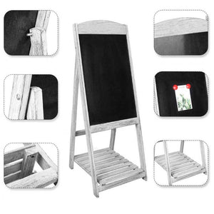 Lavagna pubblicitaria da esterno locali colore bianco anticato