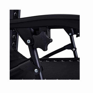 Sedia a  sdraio pieghevole a gravita' zero textile marrone x 2  giardino