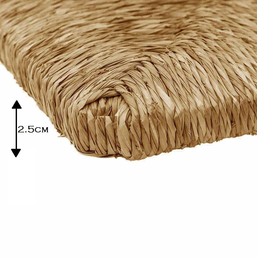 Set 4 ricambi per sedie modello Pisa con seduta in paglia palustre intrecciata