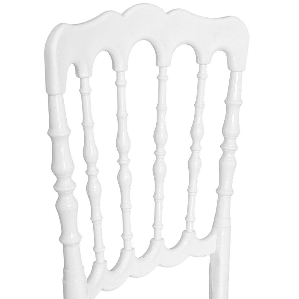 Sedia napoleon in plastica bianca modello rinforzato
