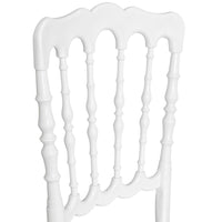Sedia napoleon in plastica bianca modello rinforzato