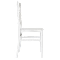 Sedia napoleon in plastica bianca modello rinforzato