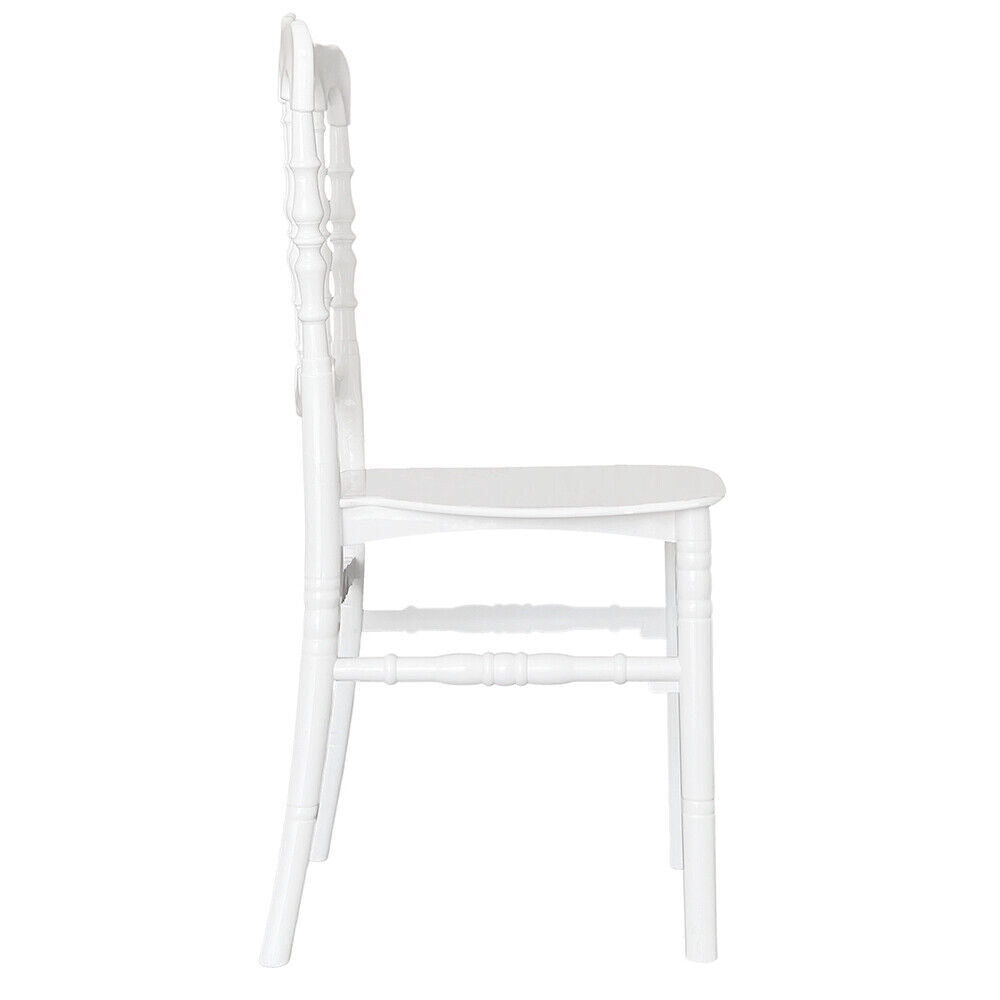 Sedia napoleon in plastica bianca modello rinforzato